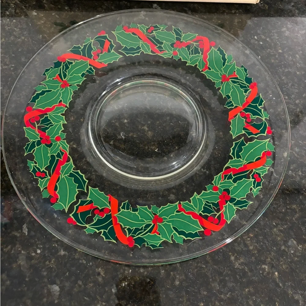AVON Vintage 1981 Holiday Serving Platter